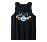 Marvel The Fantastic Four: First Steps Retro Team & Logo Canotta