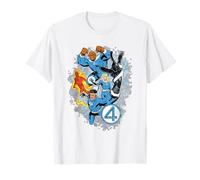 Marvel The Fantastic Four The First Family Together Maglietta