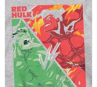 Marvel The Hulk Vs Red Hulk Felpa con Cappuccio Da indossare Bambini (TV24103)