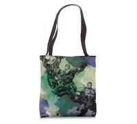 Marvel The Incredible Hulk Bruce Banner Green Watercolor Tote Bag