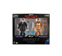 Marvel The Infinity Saga Iron Man 3 Happy Hogan E Iron Man Mark Xxi Set 2 Figure