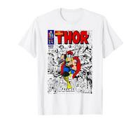 Marvel The Mighty Thor Retro Comic Cover Graphic Maglietta
