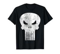 Marvel The Punisher Classic Retro Skull Logo Maglietta