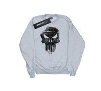 Marvel The Punisher Distrressed Skull Felpa Uomo (BI36251)