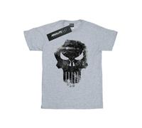 Marvel The Punisher Distrressed Skull Maglietta Ragazzi (BI26230)