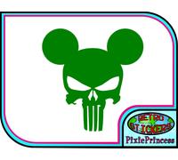 Marvel The Punisher Divertente C Adesivo Vinile Auto Moto Camion Finestra Da Art