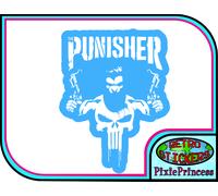 Marvel The Punisher Frank H Adesivo Vinile Auto Moto Camion Finestra Parete Art