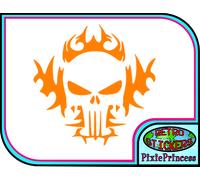 Marvel The Punisher Logo Adesivo Vinile E Per Auto Moto Camion Vetri Muro