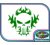 Marvel The Punisher Logo Adesivo Vinile E Per Auto Moto Camion Vetri Muro