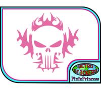 Marvel The Punisher Logo Adesivo Vinile E Per Auto Moto Camion Vetri Muro