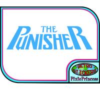 Marvel The Punisher Logo G Adesivo Vinile Auto Moto Camion Finestra Parete Comic