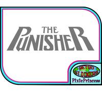 Marvel The Punisher Logo G Adesivo Vinile Auto Moto Camion Finestra Parete Comic