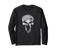 Marvel The Punisher: One Last Kill Skull And Silhouette Maglia a Manica