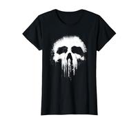 Marvel The Punisher Scary Grungy Skull Logo Maglietta, Donna, Nero, 3XL