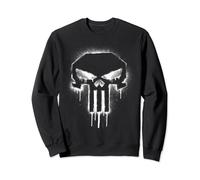 Marvel The Punisher Spray Painted Skull Drip Felpa