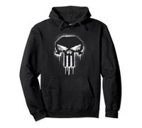Marvel The Punisher Spray Painted Skull Drip Felpa con Cappuccio