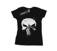 Marvel The Punisher TV Skull Logo Maglietta Donna (BI37847)