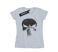 Marvel The Punisher TV Skull Logo Maglietta Donna (BI37847)