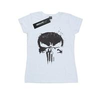 Marvel The Punisher TV Skull Logo Maglietta Donna (BI37847)