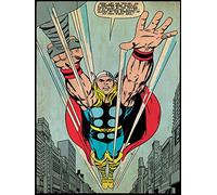 Marvel Thor 60 x 80 cm Stampa su Tela Thundergod cm