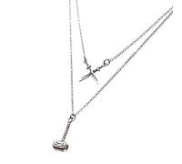 Marvel Thor: Ragnarok con più Strati Acciaio Inox Collana: Thor