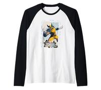 Marvel Tokon: Fighting Souls Wolverine Game Art Maglia con Maniche Raglan