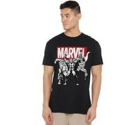 Marvel Trio Heroes T-Shirt Uomo (Pacco da 1)