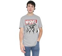 Marvel Trio Heroes T-Shirt Uomo (Pacco da 1)