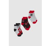 MARVEL, Tripack Di Calzini Da Bambino In Misto Cotone Con Stampa Spider-man, Multicolor, Taglia: 28/30