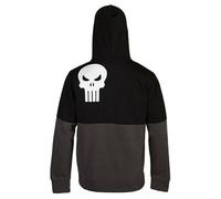 Marvel Tutti In Onore Del Punisher Teschio Felpa Con Cappuccio Zip