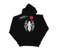Marvel Ultimate Spider Felpa con Cappuccio Uomo Ragno Logo Ragazze (BI12319)