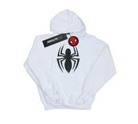 Marvel Ultimate Spider Felpa con Cappuccio Uomo Ragno Logo Ragazzi (BI11757)