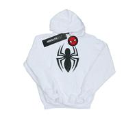 Marvel Ultimate Spider Felpa con Cappuccio Uomo Ragno Logo Ragazzi (BI11757)