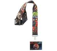 Marvel Unisex-Adult's Avengers Assemble Lanyard, Navy Blue, Standard