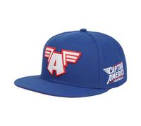 Marvel Universe Capitan America A Logo Blu Snapback Hat-OSFA, Blu, taglia unica
