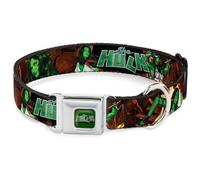 MARVEL UNIVERSE Dog Collar XMD-SHE HULK Logo Full Color Greens SHE-HULK Comic B