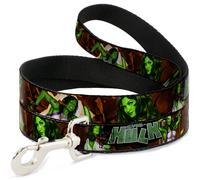 MARVEL UNIVERSE Dog Leash SHE-HULK Comic Book Cover Poses/Rocks WIDE 1.5"