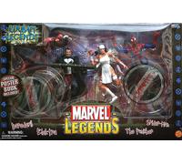 Marvel Urban Legends Daredevil Punisher Spiderman Elektra Box Toy Biz