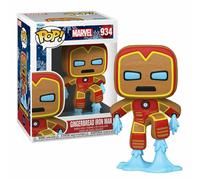Marvel Vacanza Pan di Zenzero Iron Man 3.75 Pop Vinile Figura 934FUNKO IN Azione