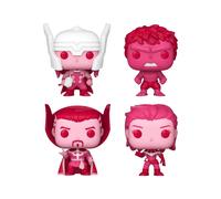 Funko Pocket Pop! Marvel Classic Val Box 4 Pieces - Doctor Strange - Marvel Comics - Fumetti Marvel - Portachiavi - Mini Figura in Vinile da Collezione Novità Portachiavi - Riempitivi per Calze