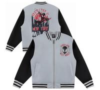 Marvel Varsity Bomber Giacche per Ragazzi, nero/grigio, X-Large