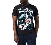 Marvel Veleno Anthihero T-Shirt, Nero (Nero Nero), L Uomo