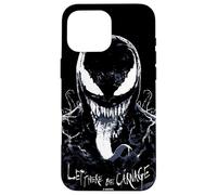 Marvel Venom: Che ci sia Carnage Eddie Brock Black Custodia per iPhone 16 Pro Max
