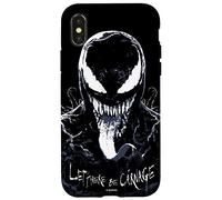 Marvel Venom: Che ci sia Carnage Eddie Brock Black Custodia per iPhone X/XS