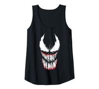 Marvel Venom Teeth Canotta, Donna, Nero, L
