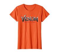 Marvel Venom: The Last Dance Official Movie Logo Maglietta, Donna, Arancio, S