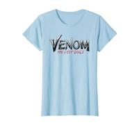 Marvel Venom: The Last Dance Official Movie Logo Maglietta, Donna, Celeste, L