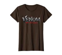 Marvel Venom: The Last Dance Official Movie Logo Maglietta, Donna, Marrone, 3XL