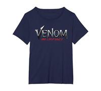 Marvel Venom: The Last Dance Official Movie Logo Maglietta, Donna Plus-Size, Navy, 3X