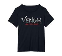 Marvel Venom: The Last Dance Official Movie Logo Maglietta, Donna Plus-Size, Nero, 1X